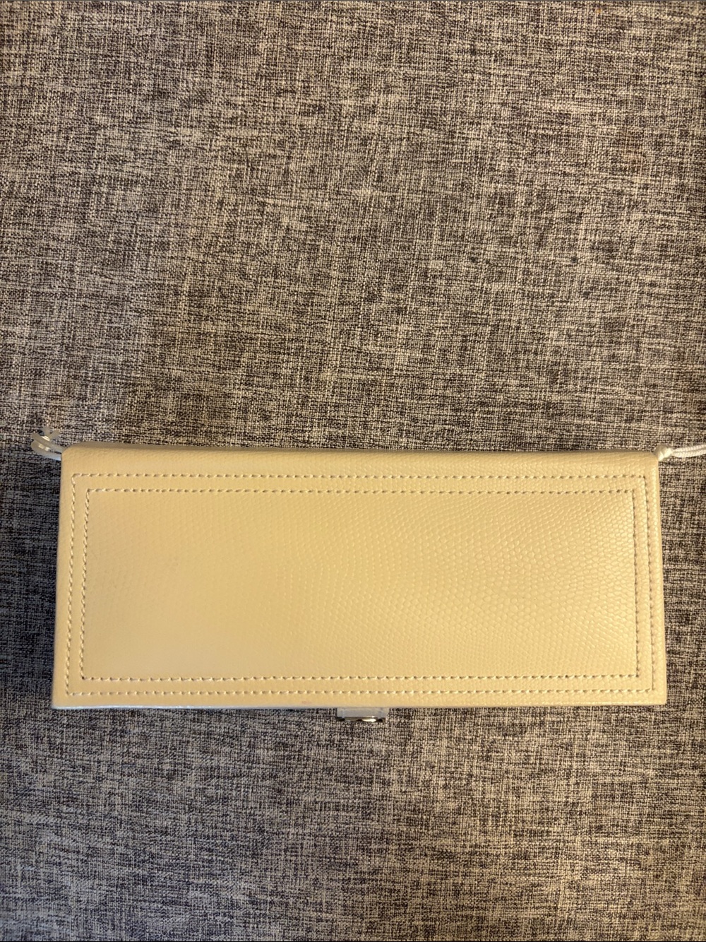 Cream Jewelry Box - Travel Case